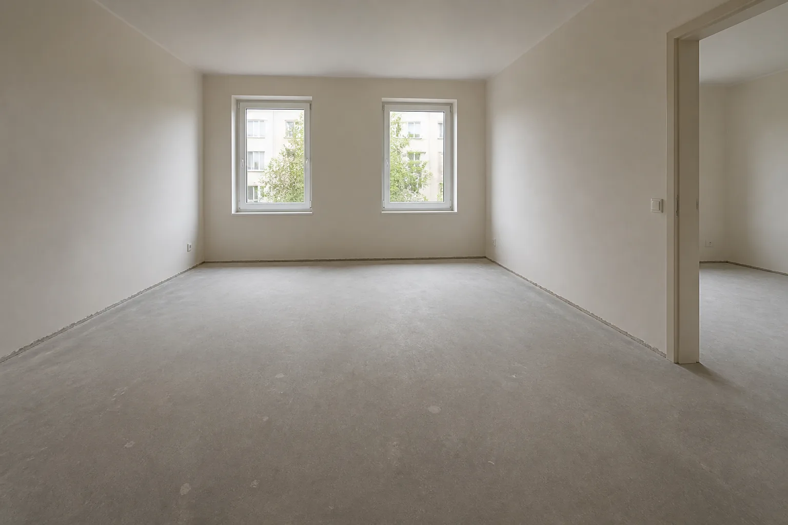 Laminat verlegen: Vorher